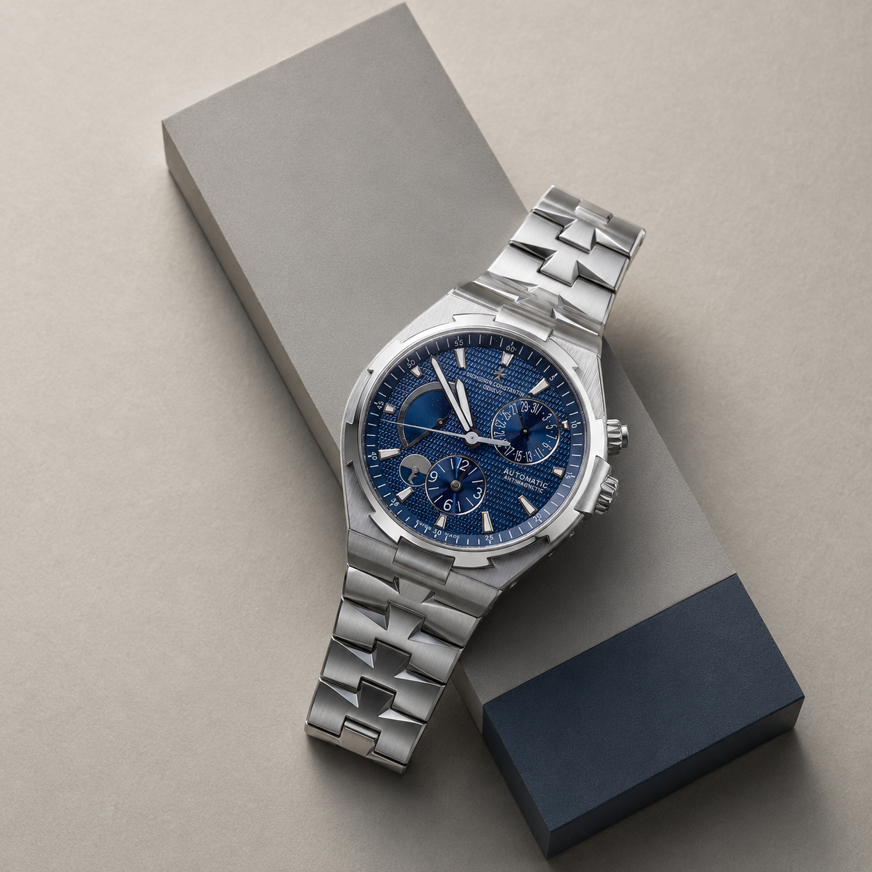 Vacheron Constantin blue dial sport luxury watch