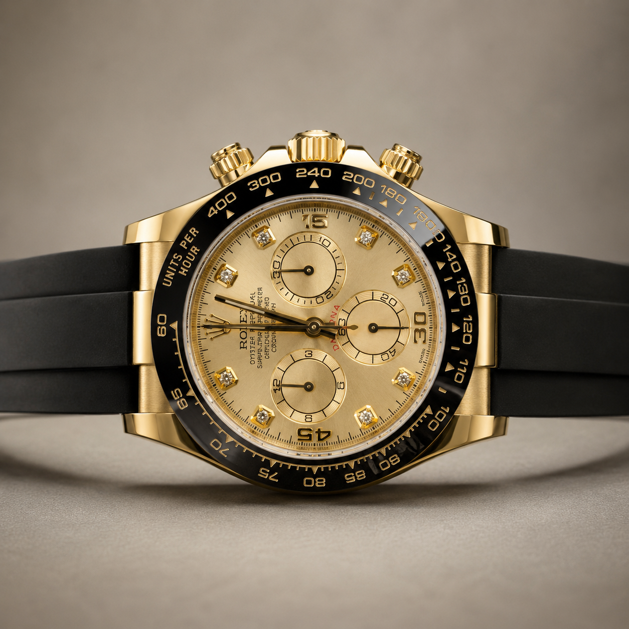 Rolex Daytona gold dial luxury watch
