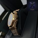 Audemars Piguet Royal Oak Chronograph Rose Gold Blue Dial - Image 6
