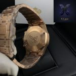 Audemars Piguet Royal Oak Chronograph Rose Gold Blue Dial - Image 9