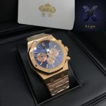 Audemars Piguet Royal Oak Chronograph Rose Gold Blue Dial