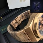 Audemars Piguet Royal Oak Chronograph Rose Gold Blue Dial - Image 3