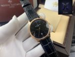 Vacheron Constantin Patrimony Black Dial Rose Gold - Image 5