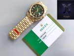 Rolex Day-Date 40 Yellow Gold Green Diamond Dial - 图片 2