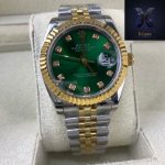 Rolex Datejust Two-Tone Green Diamond Dial - 图片 7
