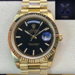 Rolex Day-Date 40 Yellow Gold Black Dial