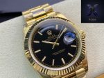 Rolex Day-Date 40 Yellow Gold Black Dial - 图片 10