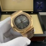 Patek Philippe Nautilus Rose Gold Grey Dial