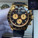 Rolex Daytona Yellow Gold Oysterflex Black Dial