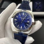 Vacheron Constantin Overseas Blue Dial Leather Strap