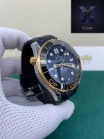 Omega Seamaster Diver 300M Black Gold Rubber - Image 3