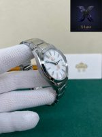 Omega Aqua Terra White Dial Blue Hands - Image 3