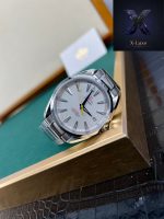 Omega Aqua Terra White Dial Blue Hands - Image 8
