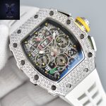 RM 011-FM Automatic Flyback Chronograph Diamond-Set - 图片 7