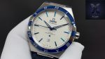 Omega Constellation Blue Bezel Leather Strap - Image 2