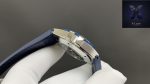 Omega Constellation Blue Bezel Leather Strap - Image 5