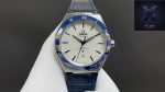 Omega Constellation Blue Bezel Leather Strap - Image 3